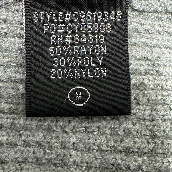 Cyrus Cowl-neck gray sweater size M - Picture 4 of 5